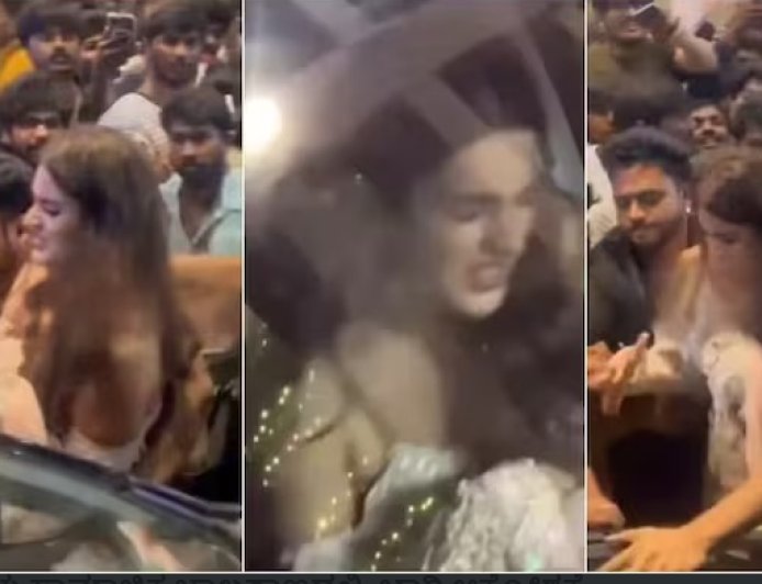 ಹೈದರಾಬಾದ್‌ನಲ್ಲಿ ನಟಿ ನಿಧಿ ಅಗರ್ವಾಲ್‌ಗೆ ಕಿರಿಕಿರಿ: ಲೂಲೂ ಮಾಲ್‌ನಲ್ಲಿ ಮುತ್ತಿಗೆ ಹಾಕಿದ ಜನಸಮೂಹ, ಬೆಚ್ಚಿಬಿದ್ದ ನಟಿ!